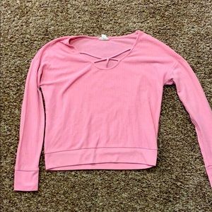 Cross crossed sweatshirt